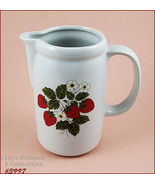 McCoy Pottery Strawberry Country Serving Pitcher (#3997) - £39.31 GBP