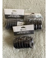 3 NEW JCPenny Home Collection Brown Window Elegance Fluted Clip Rings 7 ... - $33.61 CAD