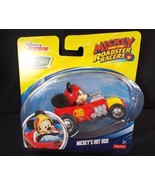 Fisher Price Mickey Mouse Roadster Racers Mickey&#39;s Hot Rod Disney diecast - £5.92 GBP