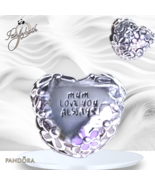 PANDORA 925 Love Mum Daisy Heart Charm Pendant 791155C01 - €33,96 EUR