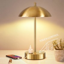 Modern LED Desk Lamp with AC Adapter 3 Way Dimmable Touch Bedside Reading Lamp M - £45.49 GBP