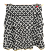 White House Black Market Tiered 0 Women&#39;s Lined Zipper Intertwined Rings... - $278.74 MXN