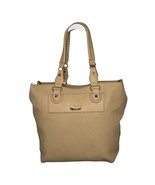 BCBG Paris Tote Taupe Pebbled Faux Leather Large Handle Purse Casual Tra... - €18,56 EUR