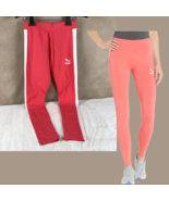 PUMA Cotton Workout Leggings in Calypso Coral/White NWT Size Small - £14.10 GBP