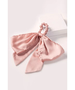 The Hair Edit Blush Pink Knotted Ribbon Scrunchie Bow Sash New - $11.49