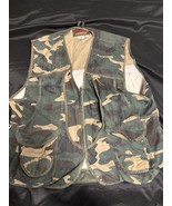 Avid Outdoor Men&#39;s Multi Pockets Camo Hunting Vest Full Zip Size XXL  50-52 - $184.29 MXN