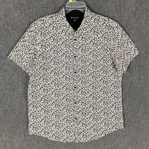 INC International Concepts Button Up Shirt Men&#39;s XL Floral Short Sleeve ... - $164.32 MXN
