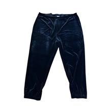NWT new Chico&#39;s travellers velvet comfy leisure jogger pants black 4R sz... - $678.34 MXN