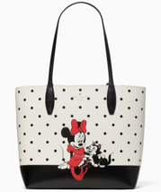 NWB Kate Spade Disney X Reversible Minnie Mouse Leather Tote K4643 $379 Gift Bag - £113.82 GBP