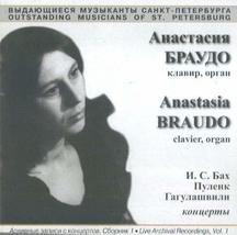 Live archival recordings of Anastasia Braudo. Volume 1 [Audio CD] Poulenc Franci - £9.22 GBP