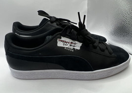 New Mens Puma Suede Taped &quot;The Beginning Is Here&quot; Sneakers Black Shoes 10.5 - £38.14 GBP