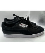 NEW MENS PUMA SUEDE TAPED &quot;THE BEGINNING IS HERE&quot; SNEAKERS  BLACK SHOES ... - £38.15 GBP