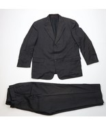 Vintage 90s Streetwear Mens 46R Distressed 2 Piece Suit Wedding Wool Str... - $1,999.20 MXN
