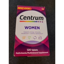 Centrum Women&#39;s Multivitamin/Multimineral Dietary Supplement - 120 Tablets (K22) - £12.82 GBP