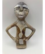 Vintage Tribal stone Carving Figurine Ethnic Indigenous Figure Man 5.5" - €27,70 EUR