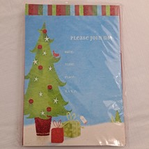Invitations Christmas Holiday Party Please Join Us Hallmark Stationery 10 Ct - £7.91 GBP