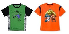 Marvel Avengers The Hulk boys t-shirt sizes-L 10-12 or XL 14-16 NWT - £7.66 GBP