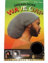 Black - Reg 12&quot; Dreadlocks Jumbo Rasta Stocking Wave Hat Cap Reggae FLEX - £14.85 GBP