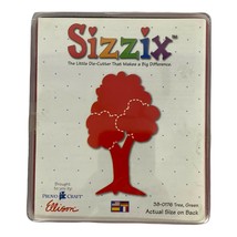 Sizzix Originals Green Tree Red Large Dies Cutter 38-0176 Plastic Case - £13.27 GBP