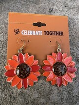 NEW NWT Celebrate Together Sunflower Dangle Earrings - $4.94