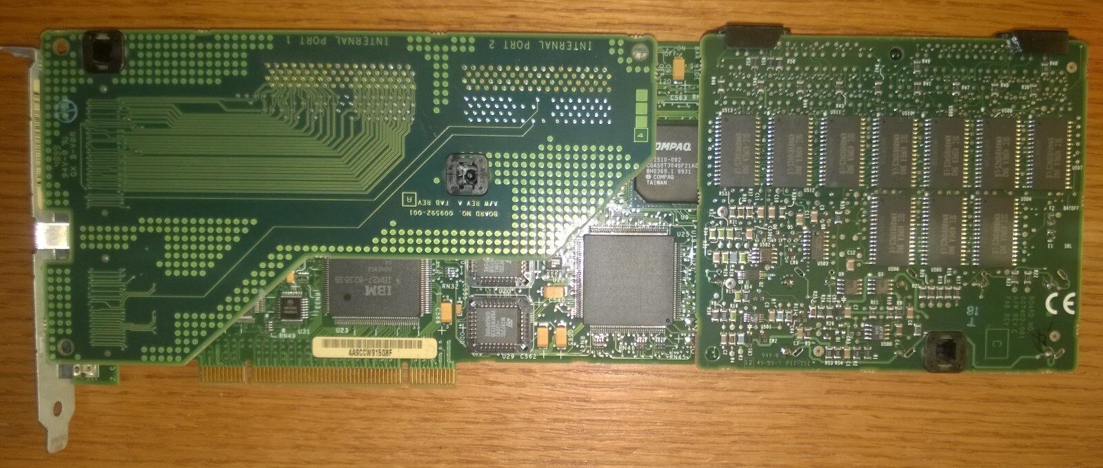 COMPAQ 007914-001 Smart Array Controller Board w/ boards 007402-001 &amp; 00... - $19.75
