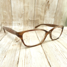 Vera Wang Brown Snakeskin Design Eyeglasses FRAMES ONLY - V904 031 50-15-130 - £23.62 GBP
