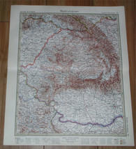 1927 Vintage Map Of Western Romania / Transylvania Hungary Ukraine - £21.71 GBP