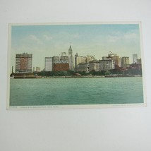 Postcard New York City Lower End Manhattan Battery Park Antique UNPOSTED RARE - £11.79 GBP