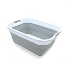 41L (10.8 Gallon) Collapsible Plastic Laundry Basket - Foldable Pop Up S... - £38.36 GBP