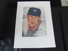 WHITEY FORD WSC NEW YORK YANKEES 1953 TOPPS HOF SIGNED AUTO L/E LITHOGRA... - £194.61 GBP
