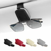 SINGARO Leather Magnetic Sunglasses Holder Clip Car Sun Visor Black-Gray - €5,99 EUR SINGARO Leather Magnetic Sunglasses Holder Clip Car Sun Visor Black-Gray - €5,99 EUR