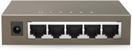 5-Port Gigabit Ethernet Unmanaged Switch Desktop, Sturdy Metal Fanless Housing, - £17.77 GBP