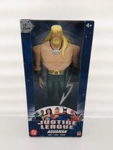 Justice League Aquaman DC Mattel Action Figure 10&quot; NEW in box 2003 - £26.53 GBP