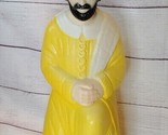 Joseph Nativity Blow Mold Vintage 17 1/2&quot; Yellow Yard Decor Christmas - $44.50