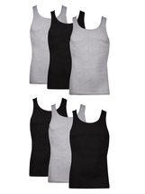 Hanes Men Hanes Men&#39;s Cotton Tank Undershirts Pack, Moisture-Wicking Ribbed Tank - $34.02+