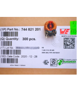 5PCS 744821201 Wurth WE-CMB Common Mode Power Line Choke 1mH 2A 45mOhm THT - $10.00