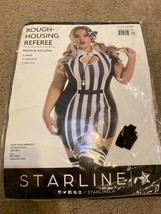 Sexy Umpire Rough Housing Referee Fancy Dress Halloween Adult Costume 1X... - £22.06 GBP