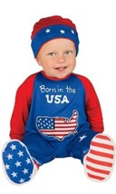 Pint Size Patriot USA July 4th Fancy Rubies Baby&#39;s 1st Halloween Costume 6-12M - £11.53 GBP