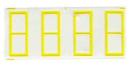 593 Signal Tower Window Strip Yellow American Flyer S Gauge Scale Trains Parts - £5.49 GBP