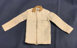 VTG Original Barbie Ken Doll Clothes #781 Brown Striped Sleeper Top - £7.03 GBP