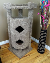 Premier Elevated Double Cat HOUSE-46&quot;-FREE Shipping In The U.S. - £170.01 GBP