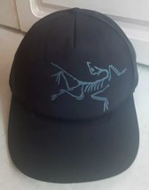 EUC Arcteryx Bird Trucker Curved Hat Redox 34438 Black Snapback Cap Cent... - $49.49