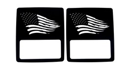 Distressed flag  tail light covers / fits 2018-22 Jeep Wrangler JL - $23.23