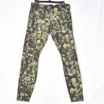 Avia Women&#39;s Green Petal Camo Active Leggings w Pockets Size XL - $11.34
