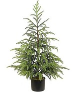 36&quot; Artificial Norfolk Pine Tree with Pot Green Faux Christmas Tree for ... - $162.36