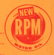 California Oil Company RPM Crankcase Vintage Tag - $13.08