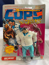 1988 Hasbro COPS &#39;N Crooks &quot;BIG BOSS&quot; Action Figure in Sealed Blister Pack - £126.18 GBP