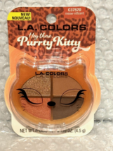 LA COLORS PURRTY KITTY MEOW-NIFICENT C37570 4 COLOR PRESSED POWDER EYESH... - $167.36 MXN