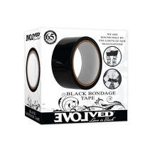 Evolved Red Bondage Tape 65ft Black - £47.83 GBP