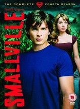 Smallville: The Complete Fourth Season DVD (2005) Tom Welling Cert 15 6 Discs Pr - £14.86 GBP